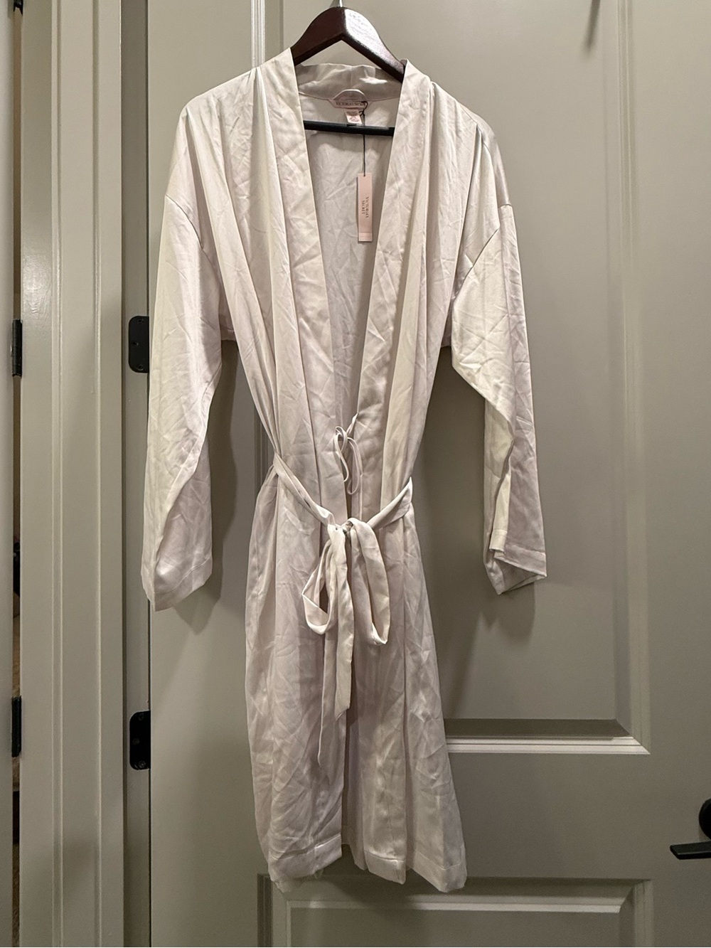 Victoria's Secret Satin Robe with Tie Waist
